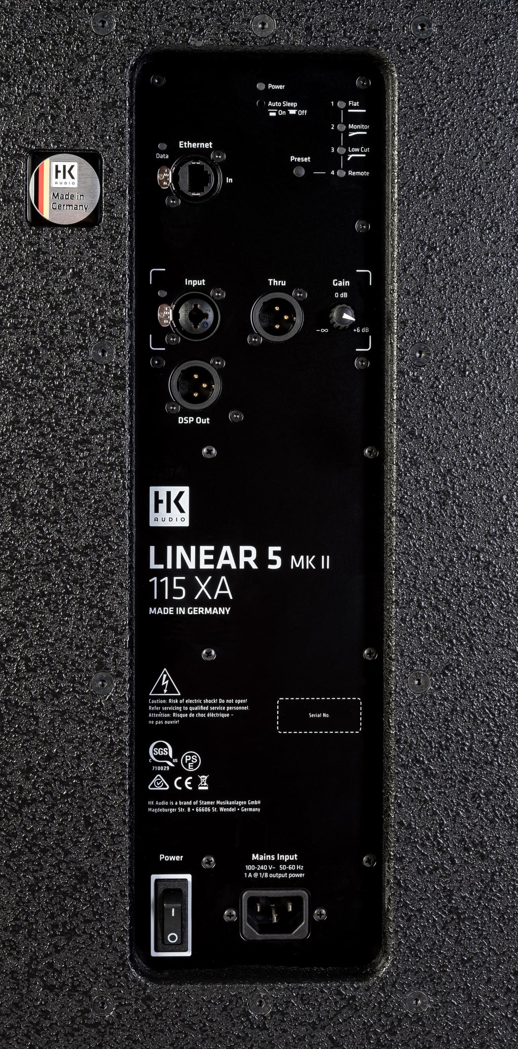 Linear 5 MK2 115XA en mexico, L5 MK2 115XA mexico, panel trasero