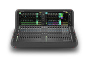 Consola digital Allen & Heath Avantis, de frente, para conciertos y espectáculos, 12 canales, doble pantalla táctil 15.6".