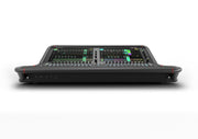 Consola digital Allen & Heath Avantis, de frente, para conciertos y espectáculos, 12 canales, doble pantalla táctil 15.6".