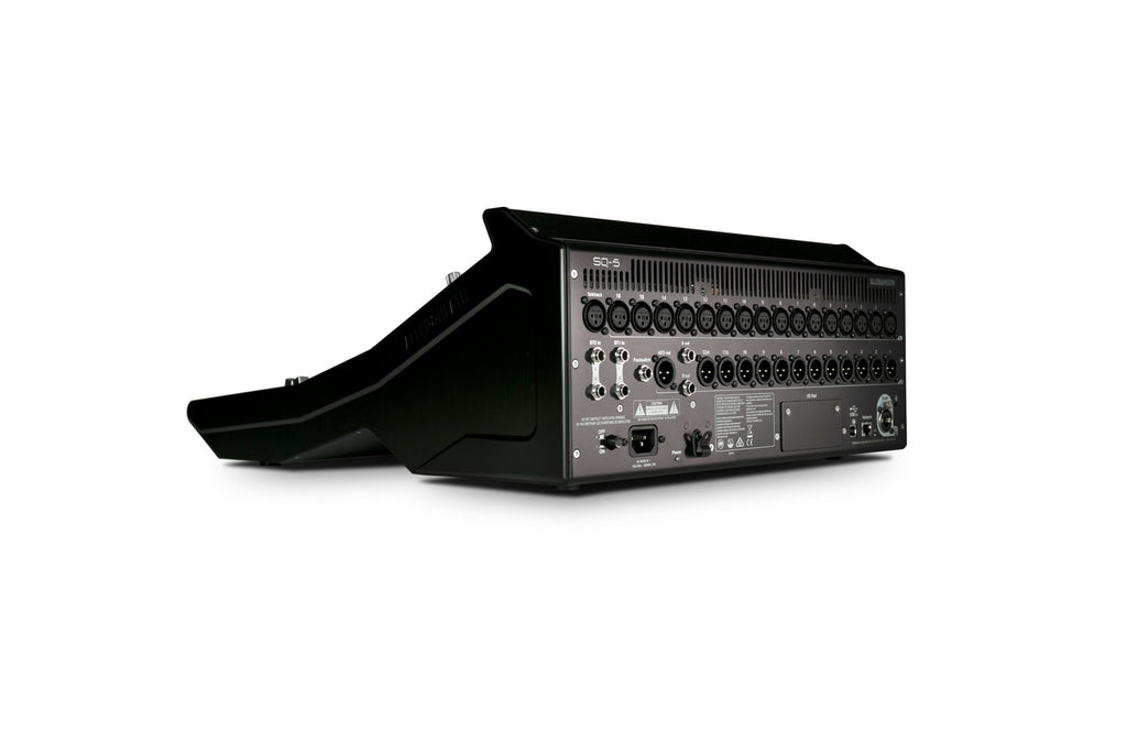 Consola digital Allen & Heath SQ 5, 3/4, parte trasera, entradas y salidas