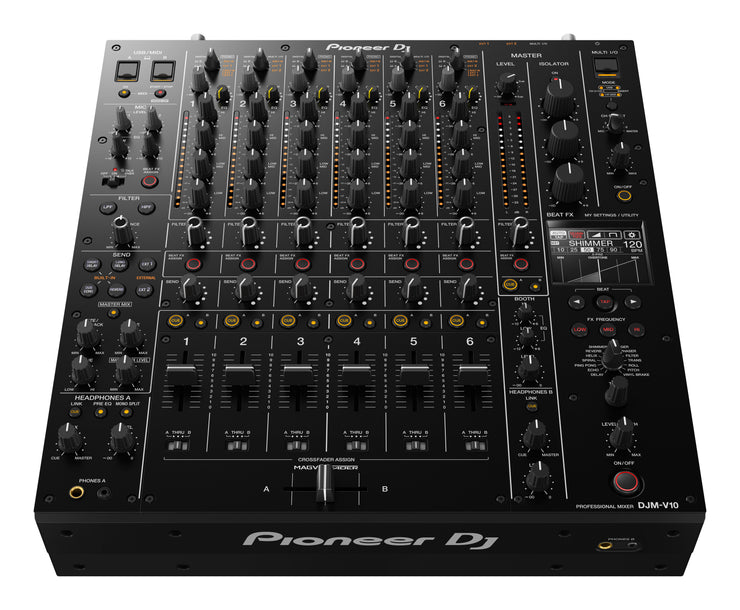 DJM V10 en méxico, pioneer méxico, dj mixer de 6 canales, especificaciones, djm v10 compra mexico