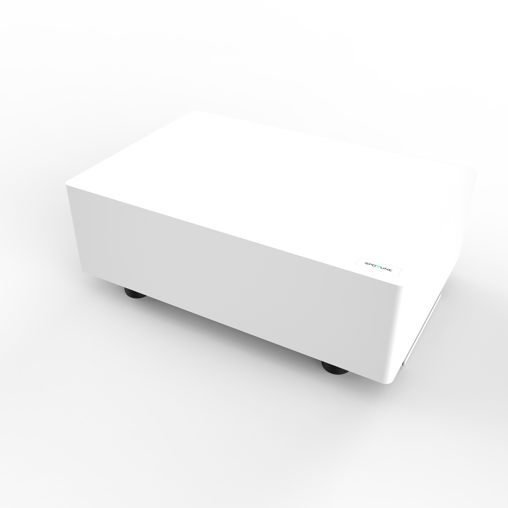 Subwoofer inalámbrico para instalación, Spottune, SUB Blanco, vista 3/4