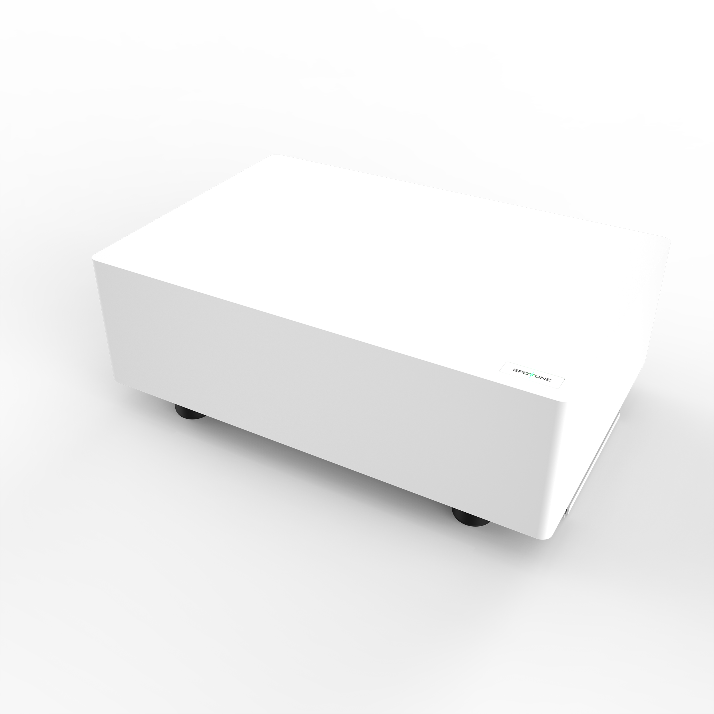 Subwoofer inalámbrico para instalación, Spottune, SUB Blanco, vista 3/4
